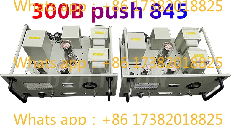 

No large loop feedback split 300B push-parallel 845 single-ended bile power amplifier, left and right channels