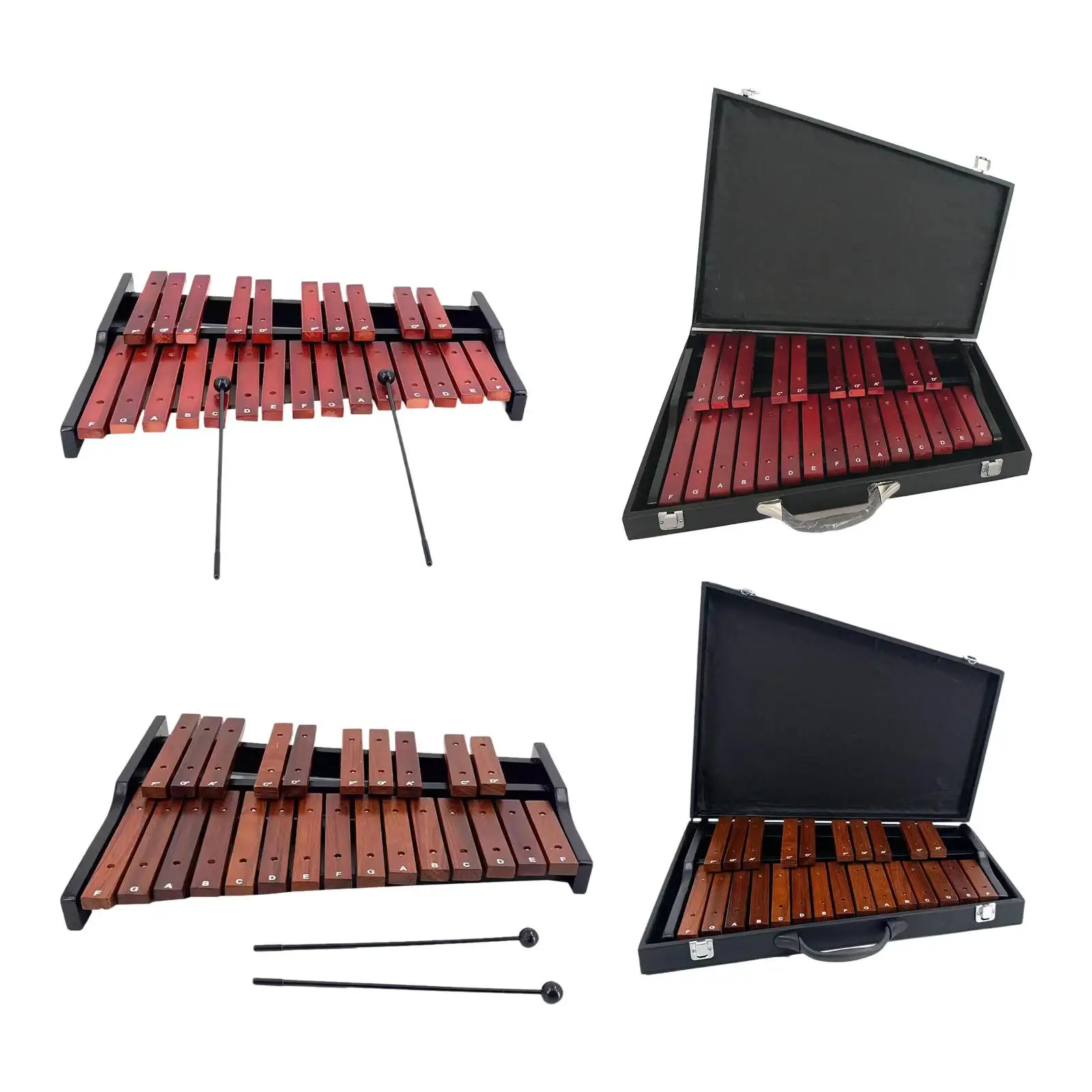 25 Note Glockenspiel Hand Knock Piano Toy for Music Lessons Live Performance