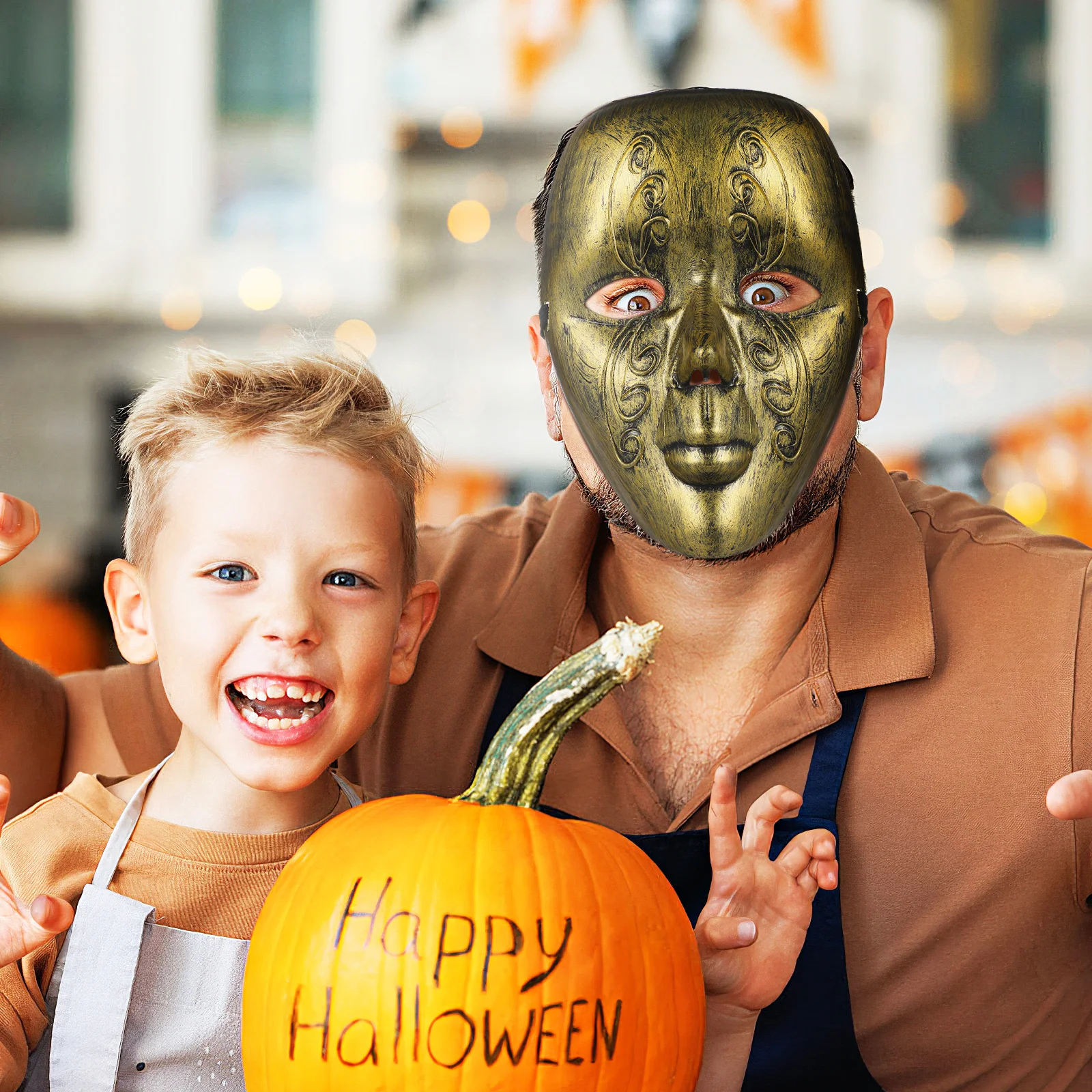 

Full Face Mask Venetian Costume Whole Halloween Decor Masquerade Party Favor for