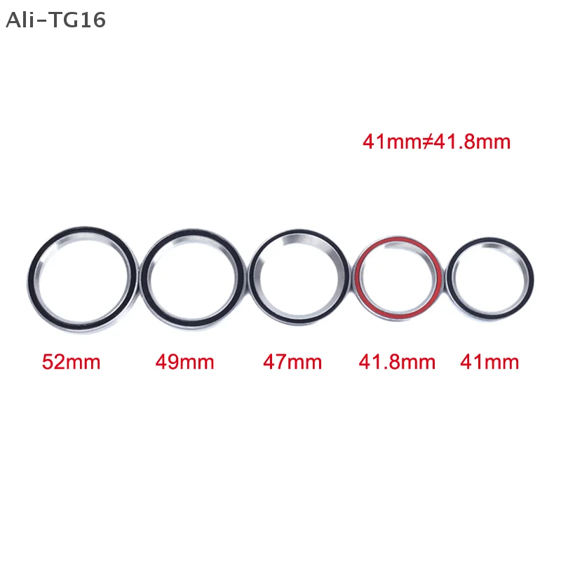 

(YY)1Pc Bike Headset Steel Bearing 41 41.8 47 49 52mm only Bearings For 28.6 44mm30mm 40mm Mountain Bike Bicycle Accessories
