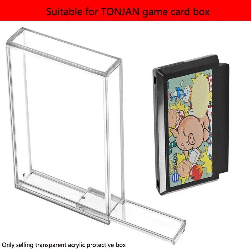 Transparent Magnetic Acrylic Box for FC for Famicom Game Box Collection Storage Case Protective Display Box