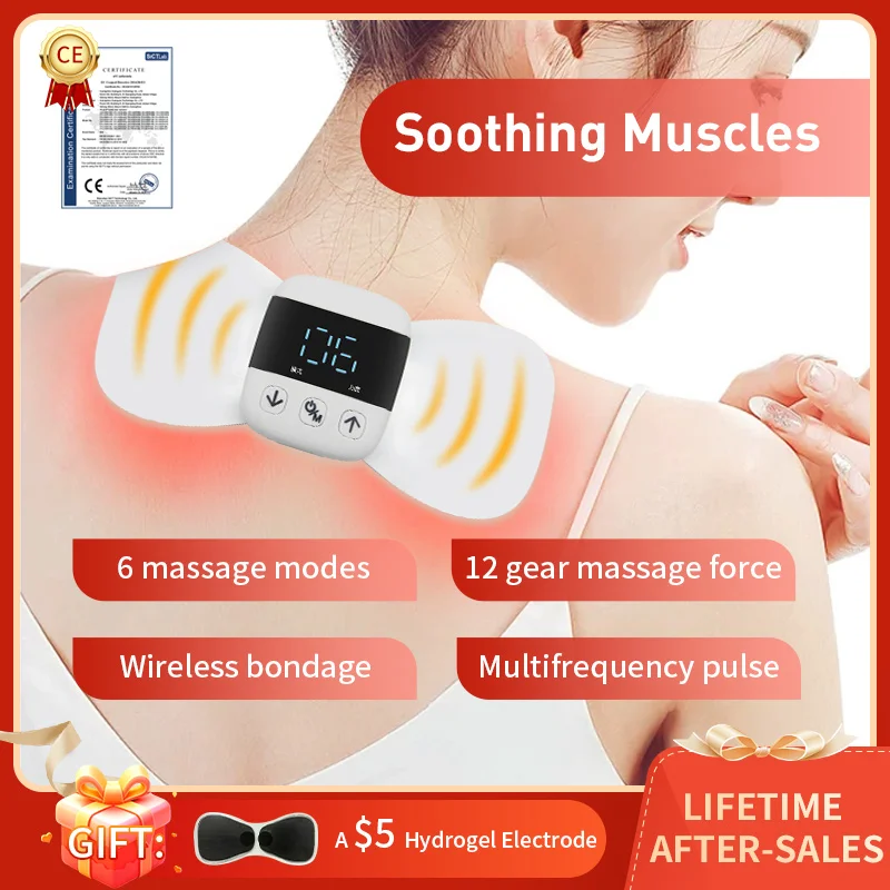 Rechargeable Low Frequency Pulse Microcurrent EMS Therapy Relieve Muscle Pain Relaxation Massage  Physical Therapy Pain