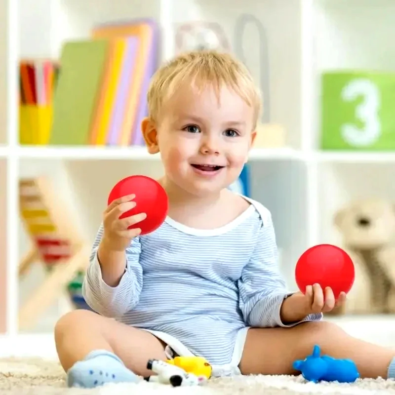 كرة تقوية القبضة لإعادة تأهيل اليد وتدريبات القوة، كرة تدليك إسفنجية مضادة للإجهاد للبالغين لاستعادة العضلات #3