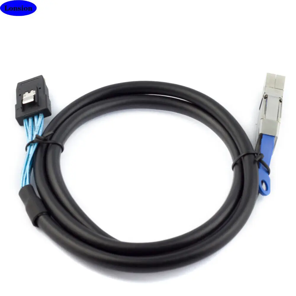 SFF8644 to SFF8087 Mini SAS HD SFF-8644 with IC to SAS HD SFF-8087 server overlay cable