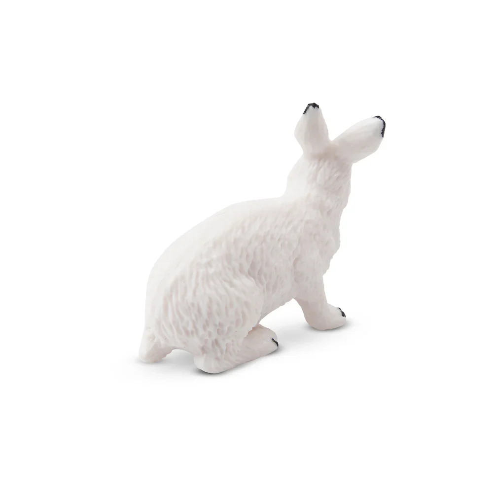 Toymany Simulation Arktischen Hase Polar Tier Modell Spielzeug Mini Figuren Puppen Action Figuren Spielzeug Kinder Geschenk Kuchen Dekoration
