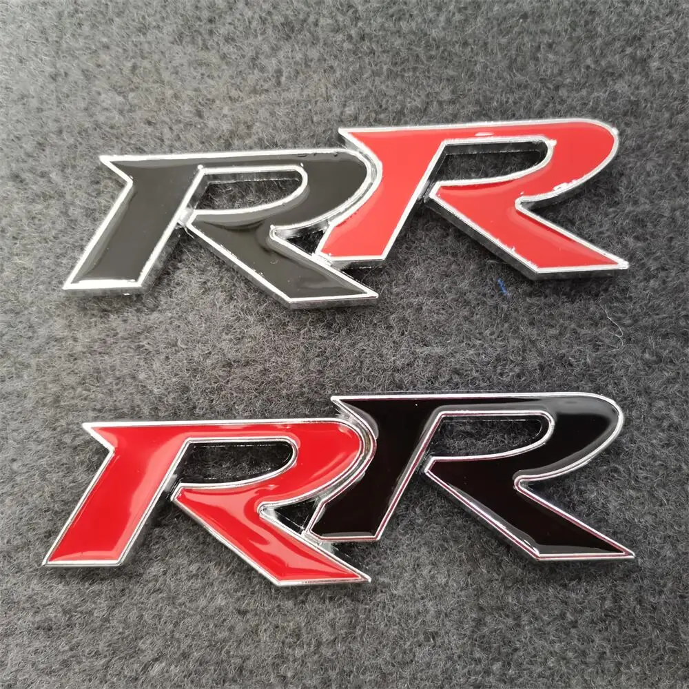 Newest 3D Metal Car Stickers Emblem Trunk Badge Decals For Honda RR Civic Mugen Accord CRV City HRV Jazz Fit Odyssey Accessories