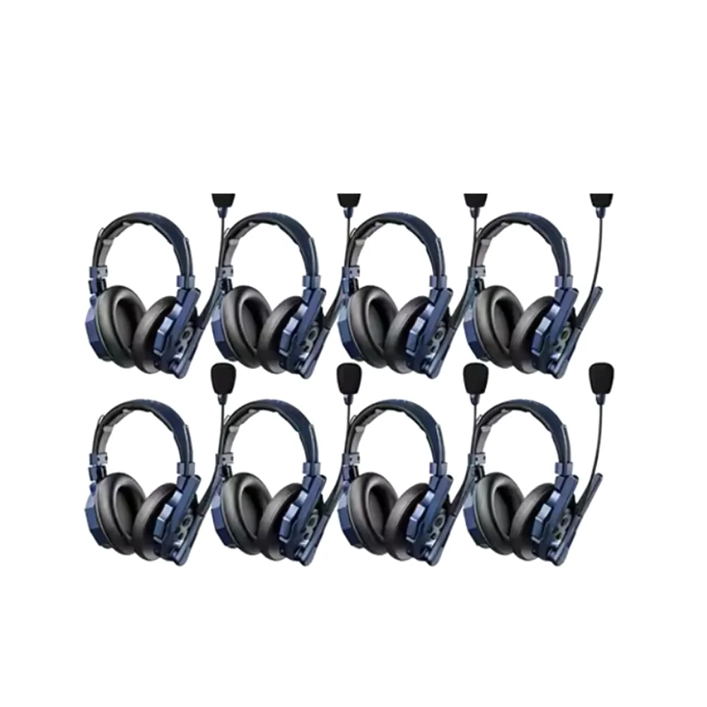 SYNCO Xtalk Master 2 XM8 2.4G Real-Time Full Duplex ENC Dual Ear Microphone Wireless Headset Intercom System