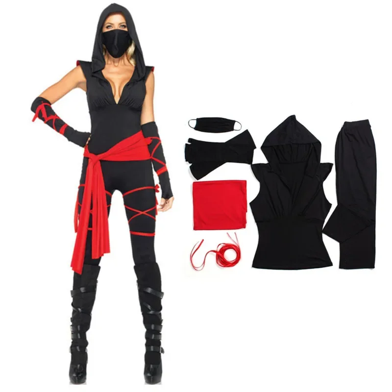 

Halloween Cosplay Japanese Anime Black Warrior Costumes