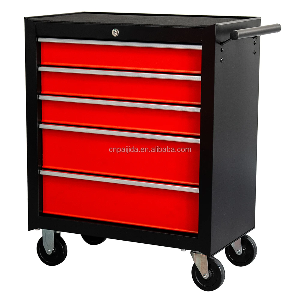 Heavy Duty Tool Trolley Drawer Cabinet Customizable Anti-Rust Tool Storage Cabinet Mobile Chest Auto Repair Rolling Tool Cart