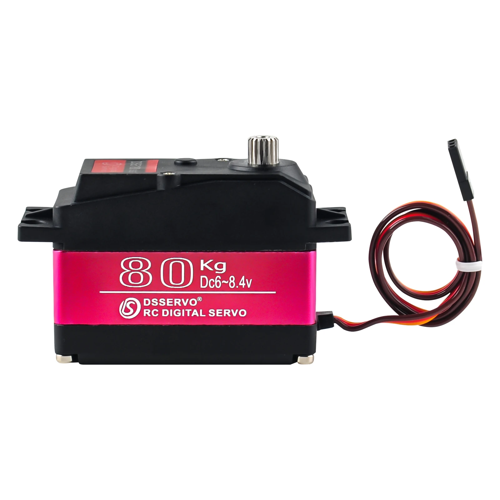 DIYmall DS5180 80KG 7.4V Digital Servo , High Torque Full Metal Gear Waterproof IP66 RC Servo for 1/5 Scale RC Car Boat Crawler