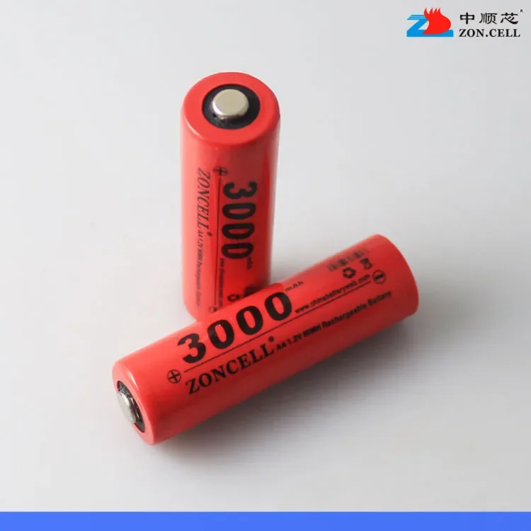 New New In The Core 3000mAh 1.2V No. Five AA Ni MH Rechargeable Battery Camera Battery Shaver Rechargeable Li-ion Cell A Good