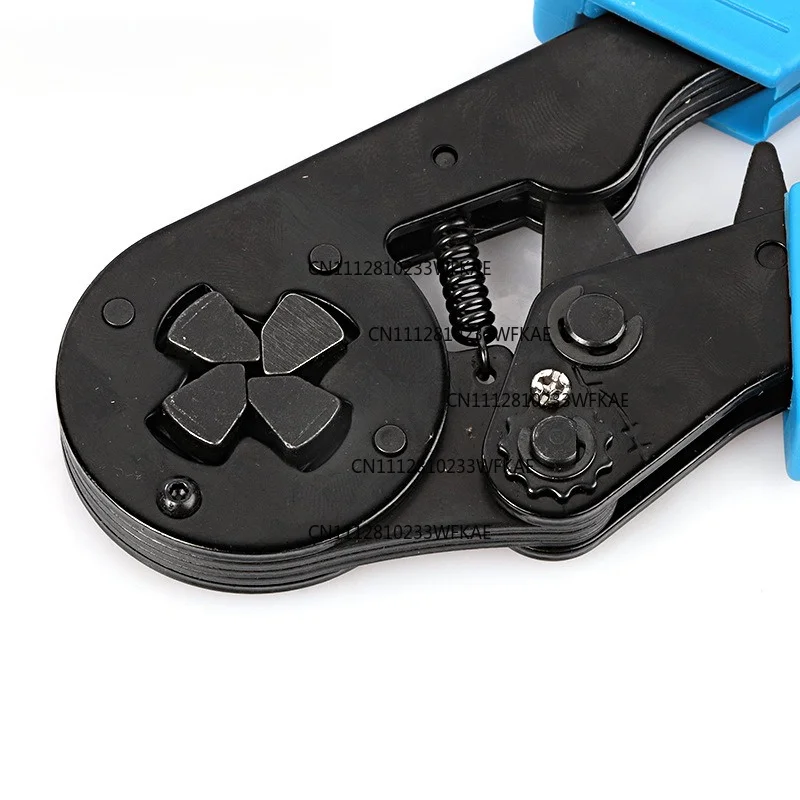Mini self-adjusting, tubular terminal cold pressing pliers manual