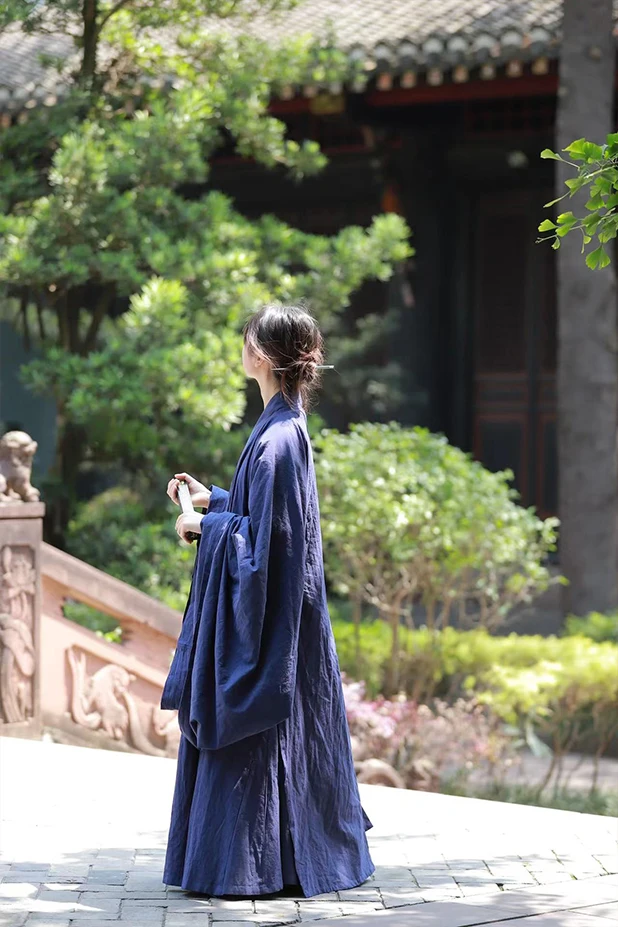 

Taoist robe uniforms unisex Cotton And Linen Tai chi clothing shaolin Taoism kung fu suits martial arts clothing Three collar