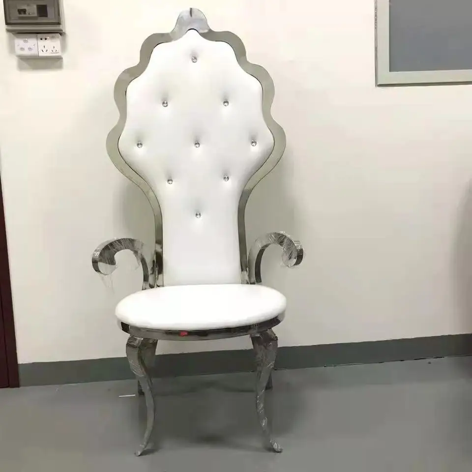 Wedding Event Stainless Steel Restaurant Chair Hotel Party Leisure Chair for Sale