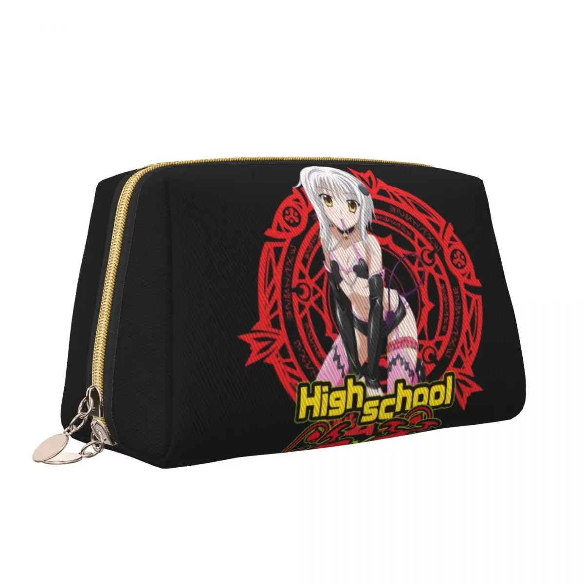 Travel Sexy Girl High School DxD Koneko Toujou Toiletry Bag Cute Makeup Cosmetic Organizer for Women Beauty Storage Dopp Kit Box