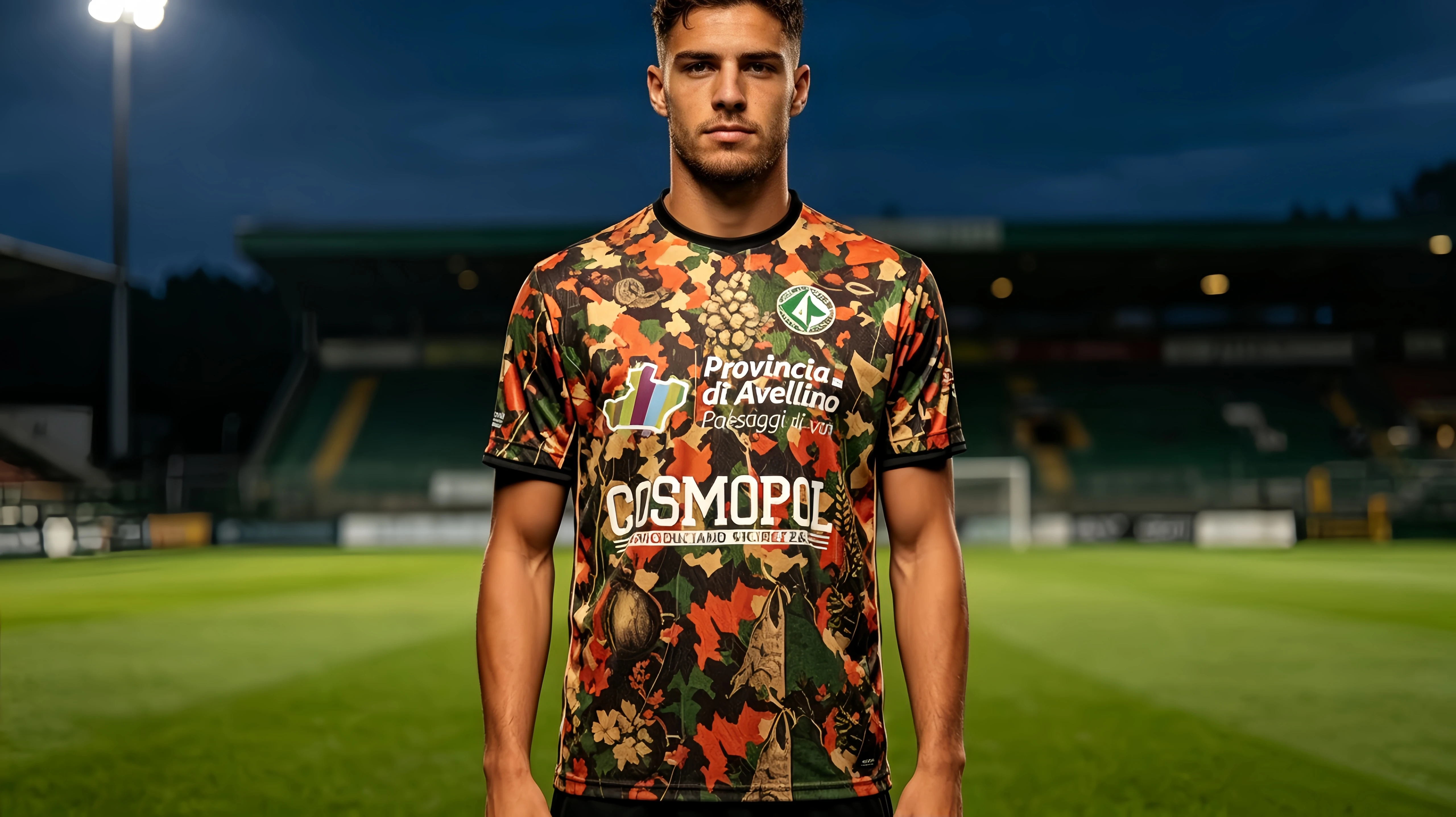 2026 Men Italy Avellino Football Jersey Short Sleeve Adult Fan Version Match Training Sport Soccer Quick drying  breathable tee