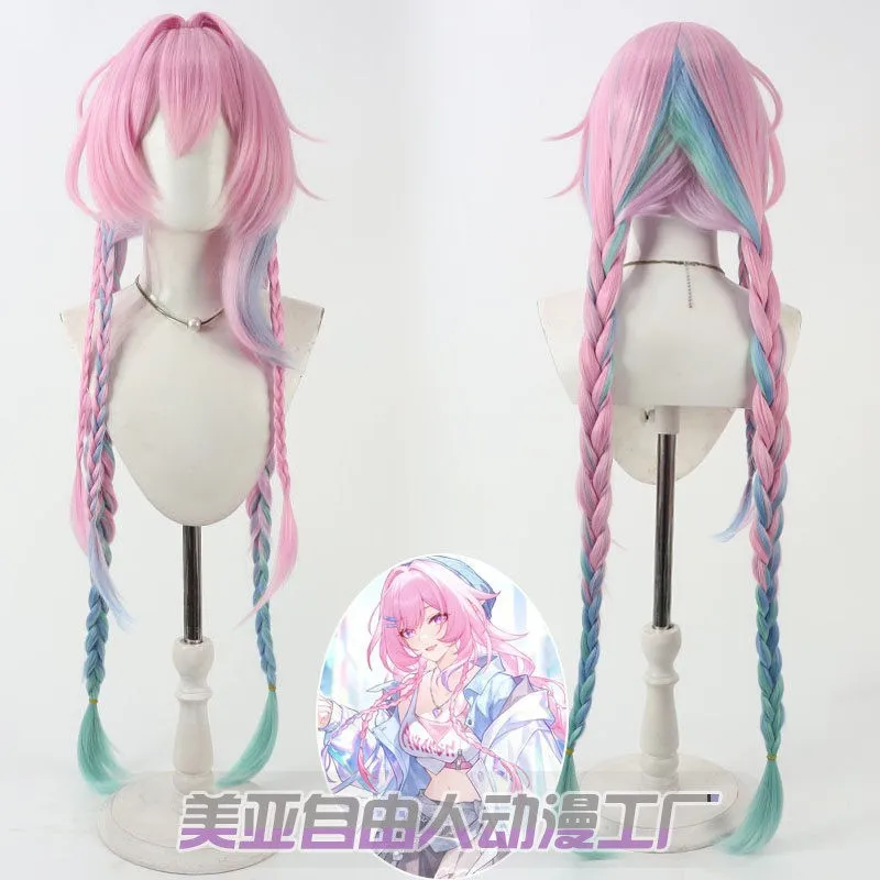 

Парик для косплея Game HSR Cyrene, длинный, разноцветный, термостойкий, синтетический, для аниме, Хэллоуина, карнавала, вечеринок и костюмов