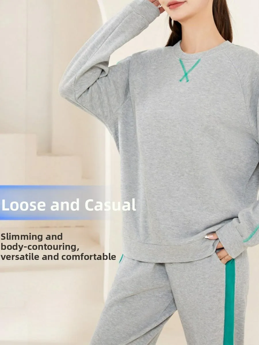 

Повседневная толстовка с капюшоном Long Sve, женская спортивная одежда для фитнеса, круглая одежда для бега в тренажерном зале, простой топ