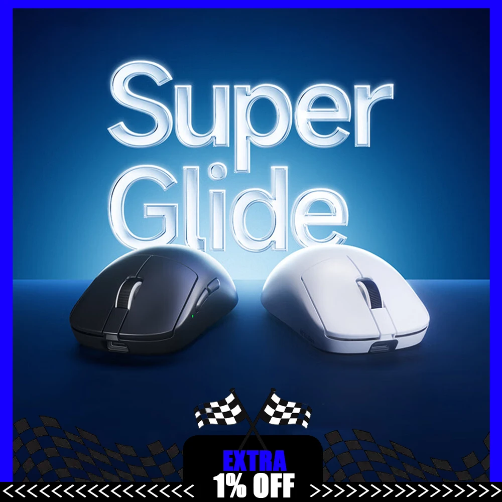 

Мышь MCHOSE A7 V2, трехрежимная беспроводная мышь Paw3395/Paw3950, 8000 Гц, легкие игровые мыши, аксессуары для ПК для CS Valorant