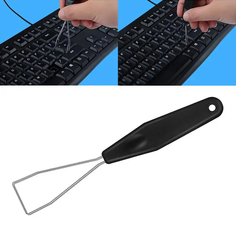 7PCS Keyboard Lube Switch Puller Kit IC Chip Extractor Keycap Remover Elbow Pointed Tweezers 4-Prong Tool Clamp Cleaning Kit