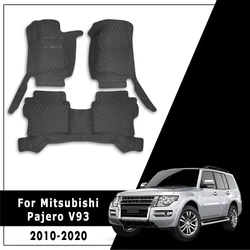 Carpets Accessories Car Floor Mat For Mitsubishi Pajero V93 (5 seats) 2010 2011 2012 2013 2014 2015 2016 2017 2018 2019 2020