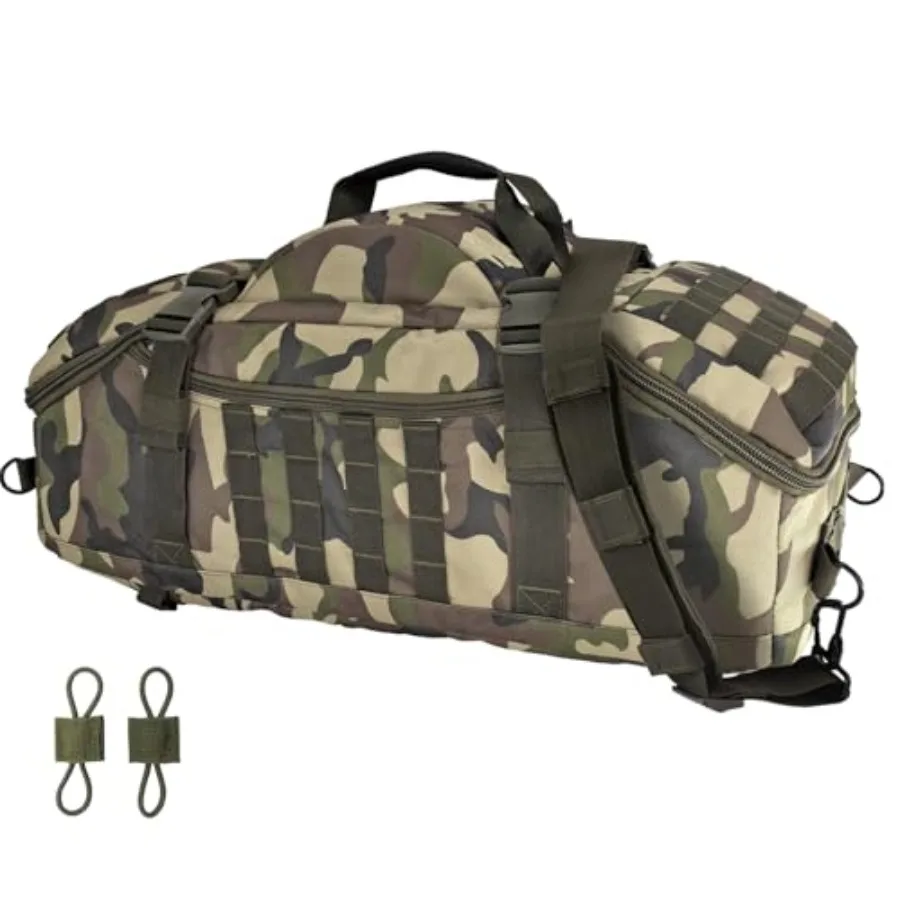 

Large Travel Duffle Bag Military Tactical Backpack Army Assault Pack 3 Day Bug Out Rucksack for Outdoor Sports Hiking Camping w