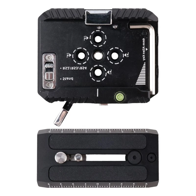 ABFN-QR Plate Universal Camera Quick Release Mount Q50 100Mm Kit For Manfrotto 501/502 For DJI Gimbals