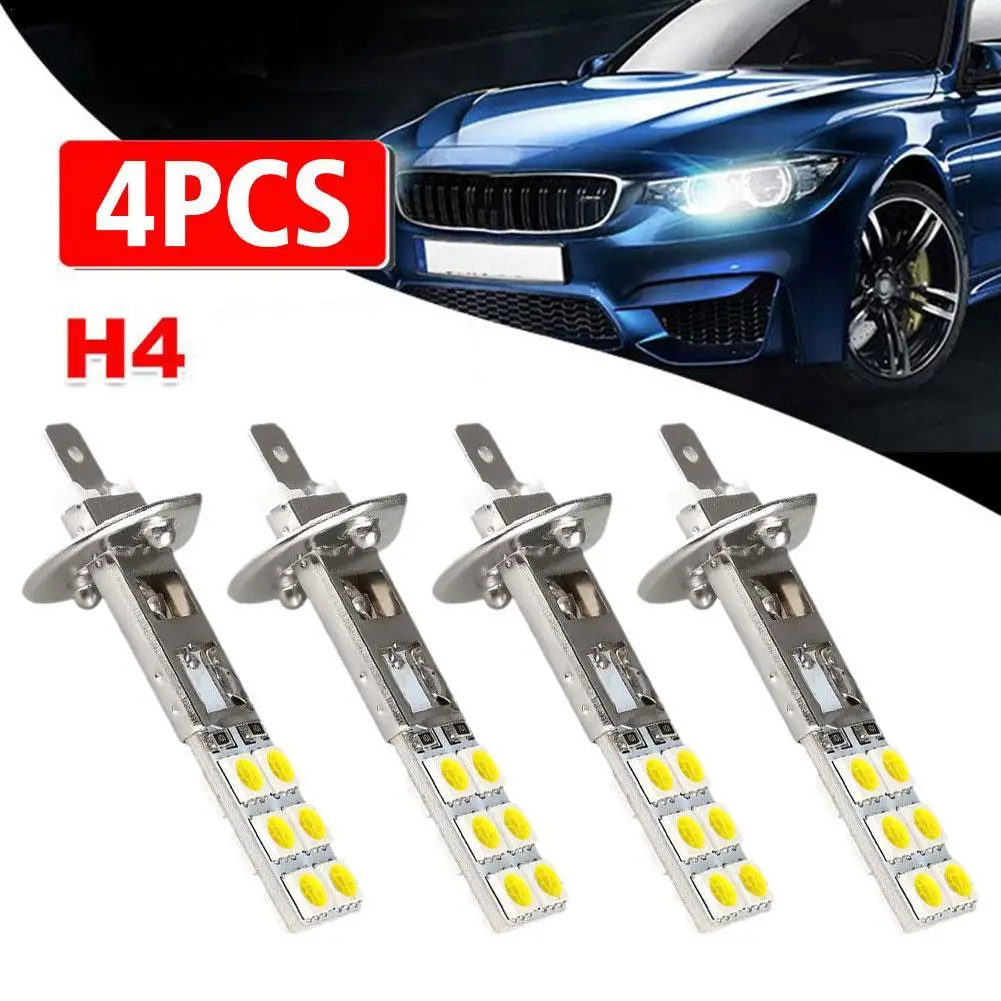 Automobile LED H1 Fog Lamp LED H1-12SMD-5050 Chip High Brightness Anti-fog LED Fog Lamp Bulb Kit Fog Driving Lamp