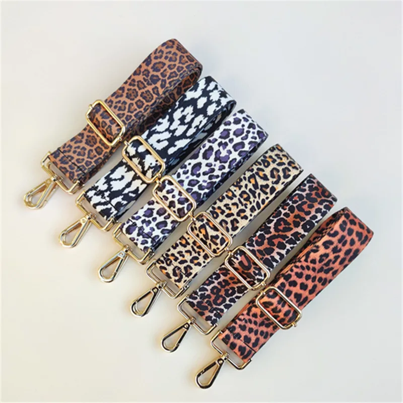 Replacement Accessories for Handbags Crossbody Lengthened Belt 3.8cm Leopard Long Shoulder Belt