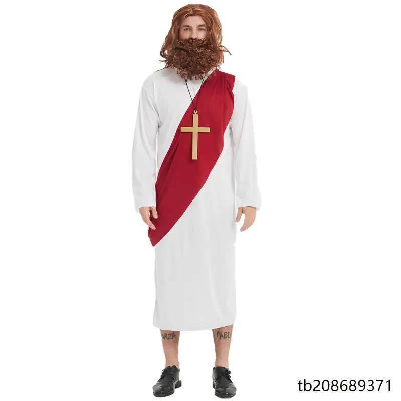 ชุดคอสเพลย์ผู้ชาย ชุดจักรพรรดิ ซีซาร์ พระเยซู สำหรับงานแฟนซี งานคาร์นิวัล การแสดงบนเวที ชุดพื้นเมืองจีนดั้งเดิม...