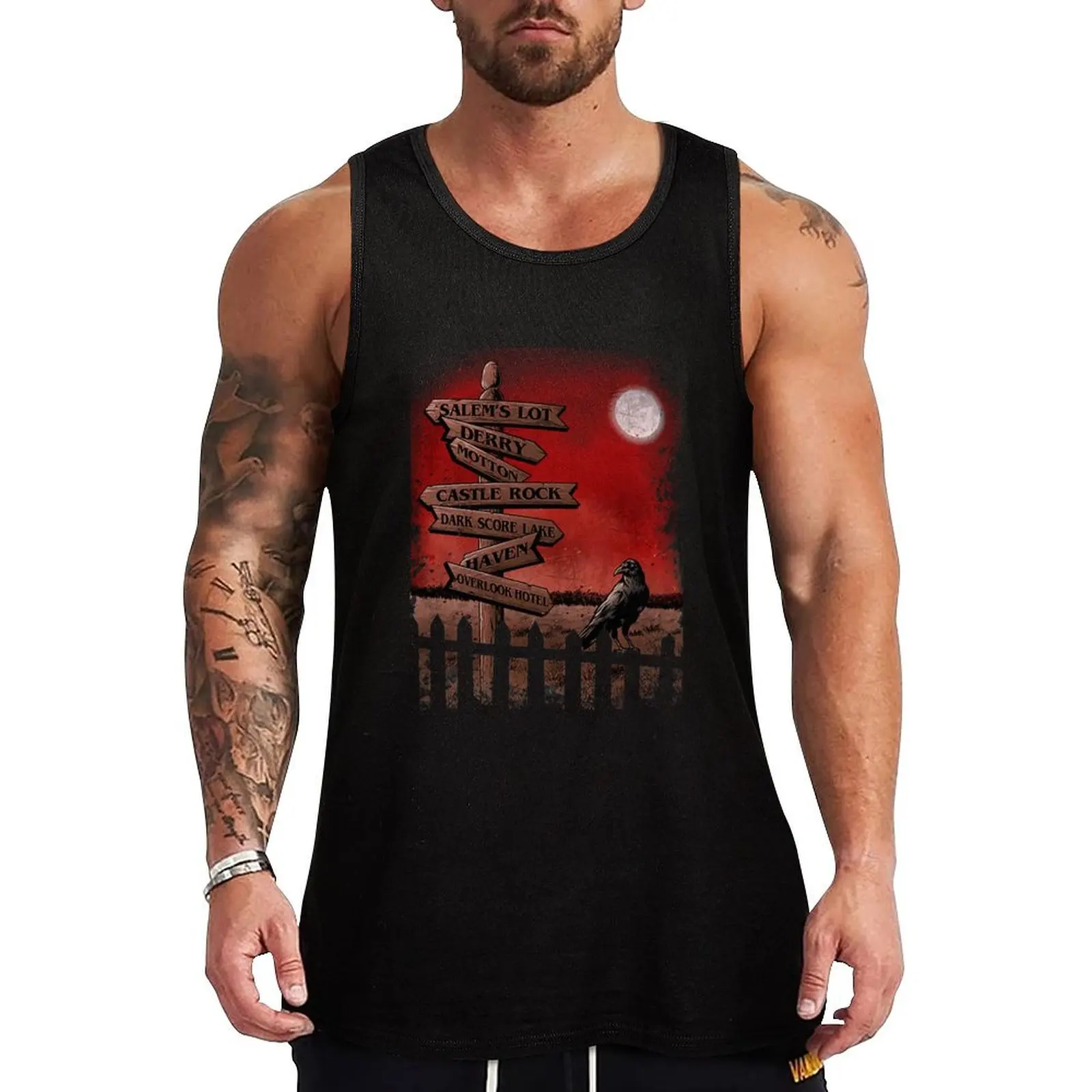 Stephen King Tank Top muscle t-shirt t-shirt for men t shirt gym