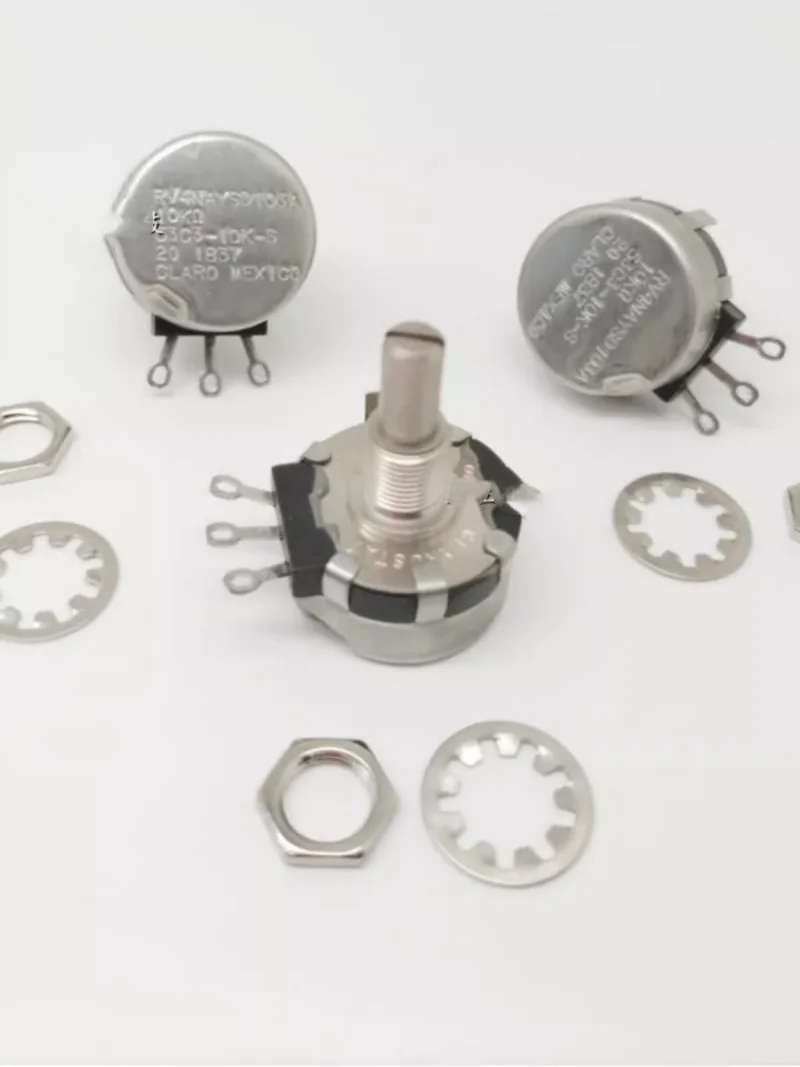 1pcs，Single loop rotary potentiometer，RV4NAYSD103A，10KΩ，53C3-10K-S，The shaft length is 22.32 mm