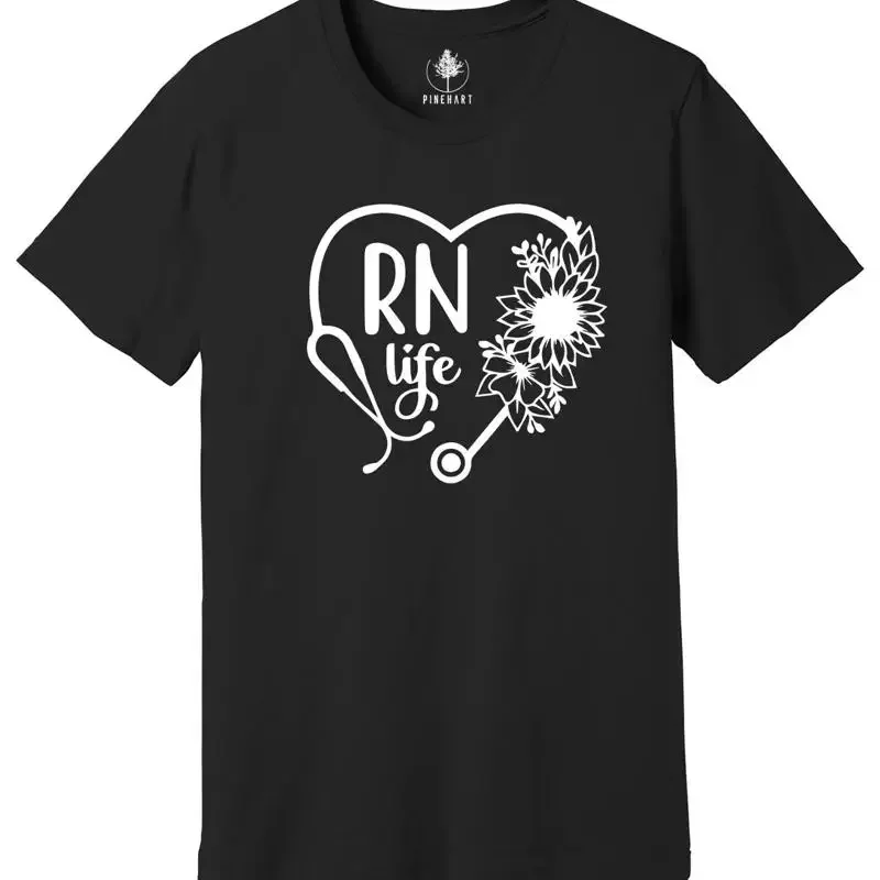 RN Life TShirt, Registered Nurse Shirt, Nurse Week, Registered Nurse Apparel