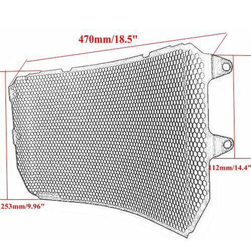 For Yamaha MT-10 MT10 MT 10 FZ10 FZ 10 FZ-10 2016-2023 Motorcycle Accessories Radiator Grille Guard Cover Oil Cooler Protector