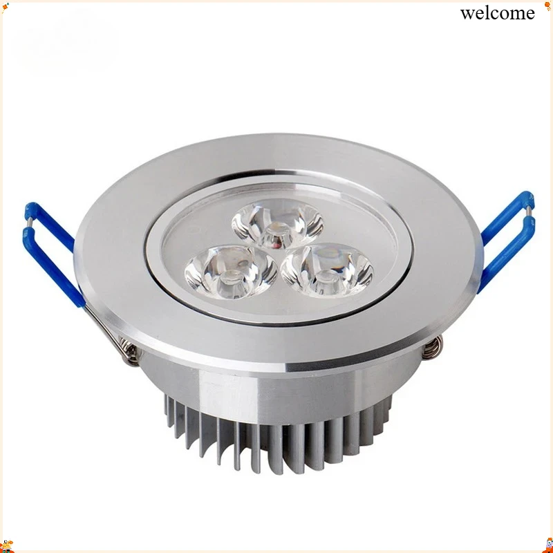 1pcs/lot 3W Ceiling downlight Epistar LED round ceiling lamp Recessed Spot light AC85-265V for home illumination