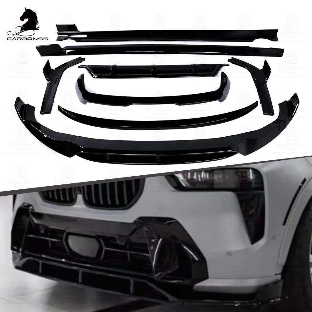 Car Accessories Facelift Bodykit Full Body Kit For BMW G07 LCI X7 Black Knight Kit For M-tech 2023+