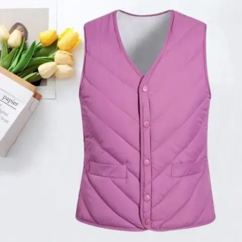 2024 Daily Warm Vest Spring Down Padded Jackets Ultralight Winter Light Quilted Coats Puffer Solid Color Woman Slim Coat T391