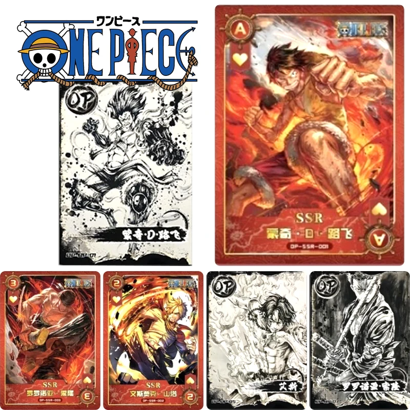 

Kakao One Piece LGR OP Card Roronoa Zoro Nami Shanks Rare Bronzing Collection Card Christmas Birthday Gift Game Toys