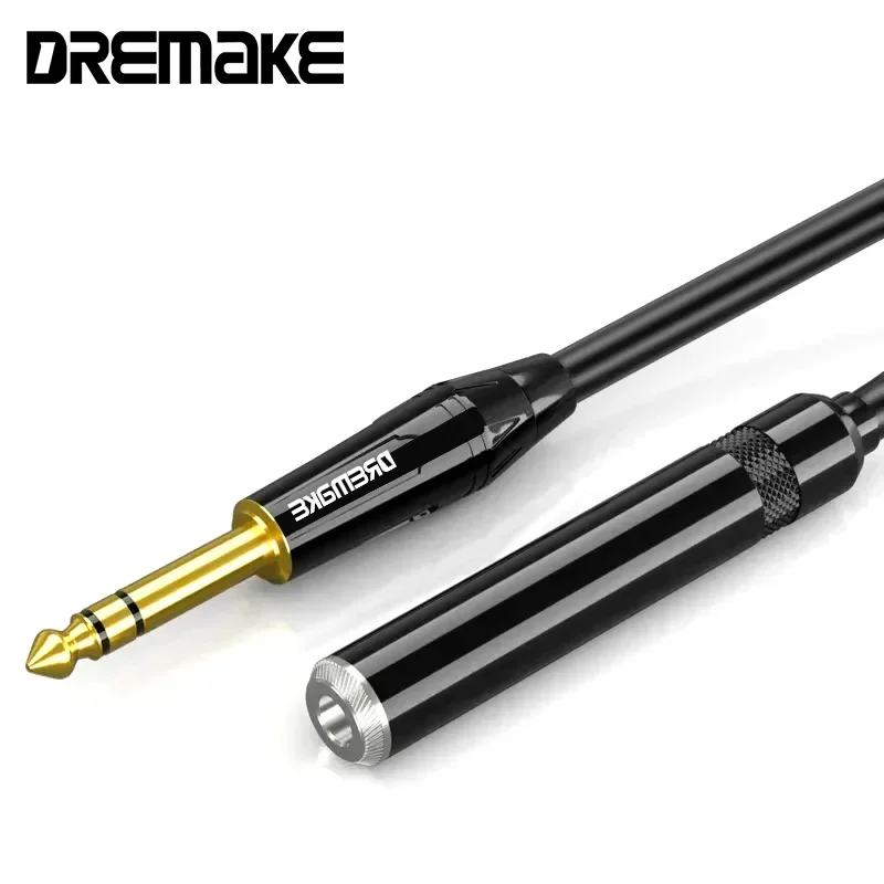 

6.35mm Audio Extension Cable 1/4inch TRS Male To Female Adapter Stereo Cable for Headphone Microphone Amplifier Mixer Speaker