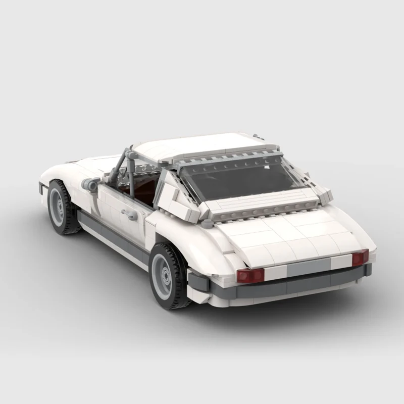 Moc 976 sztuk techniczne Lotus Elan samochód sportowy klocki klasyczny Model samochodu kreatywność cegły zabawki prezenty świąteczne dla dzieci