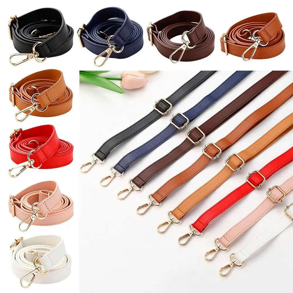 130cm Adjustable Bag Handle Replacement Handbag Strap Women Fashion PU Leather Shoulder Bags Parts Purse Belts Accessories