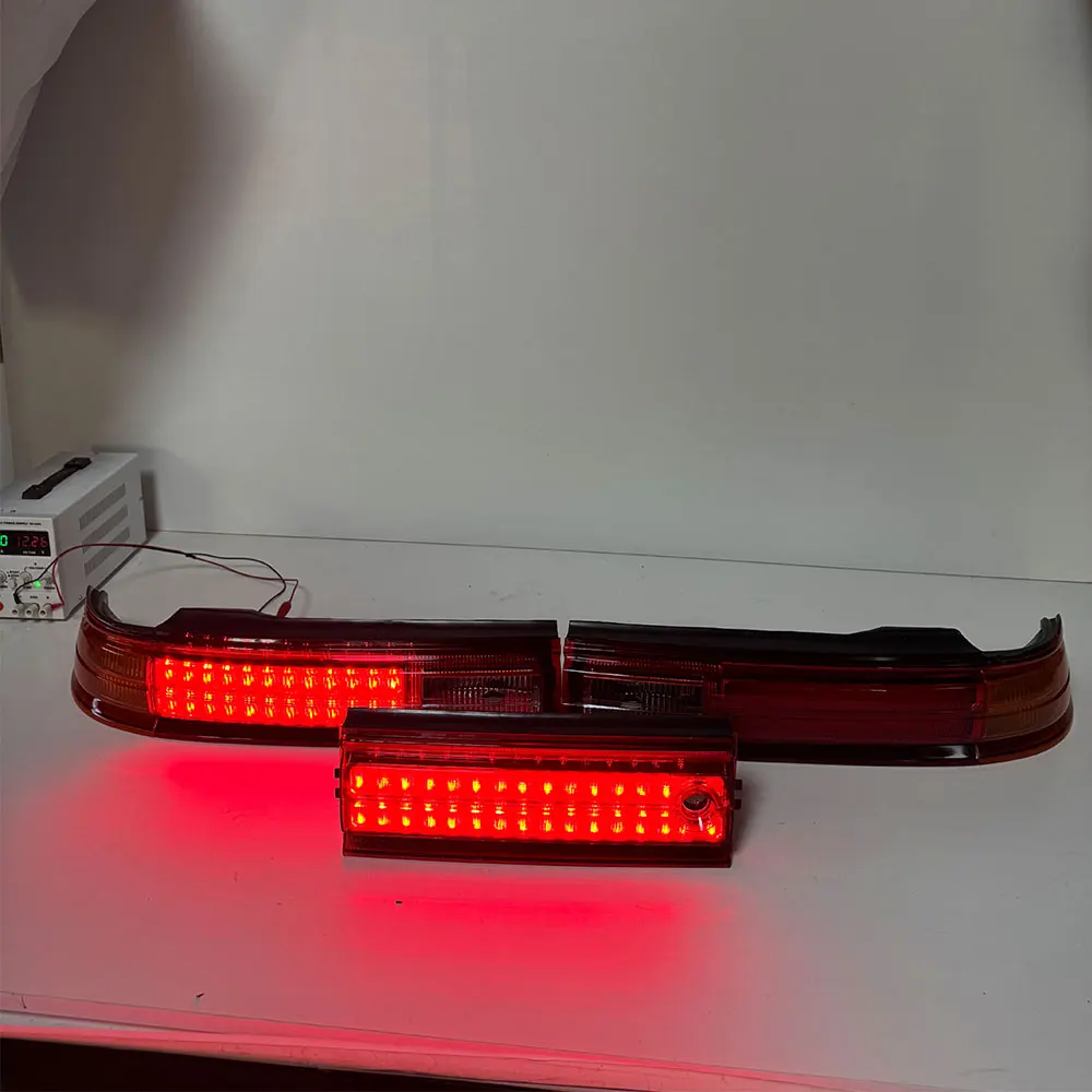 

3 шт. автомобильный светодиодный коричневый задний фонарь для Toyota MARK 2 GX90 стоп-сигнал указатель поворота 1992 1993 1994 1995