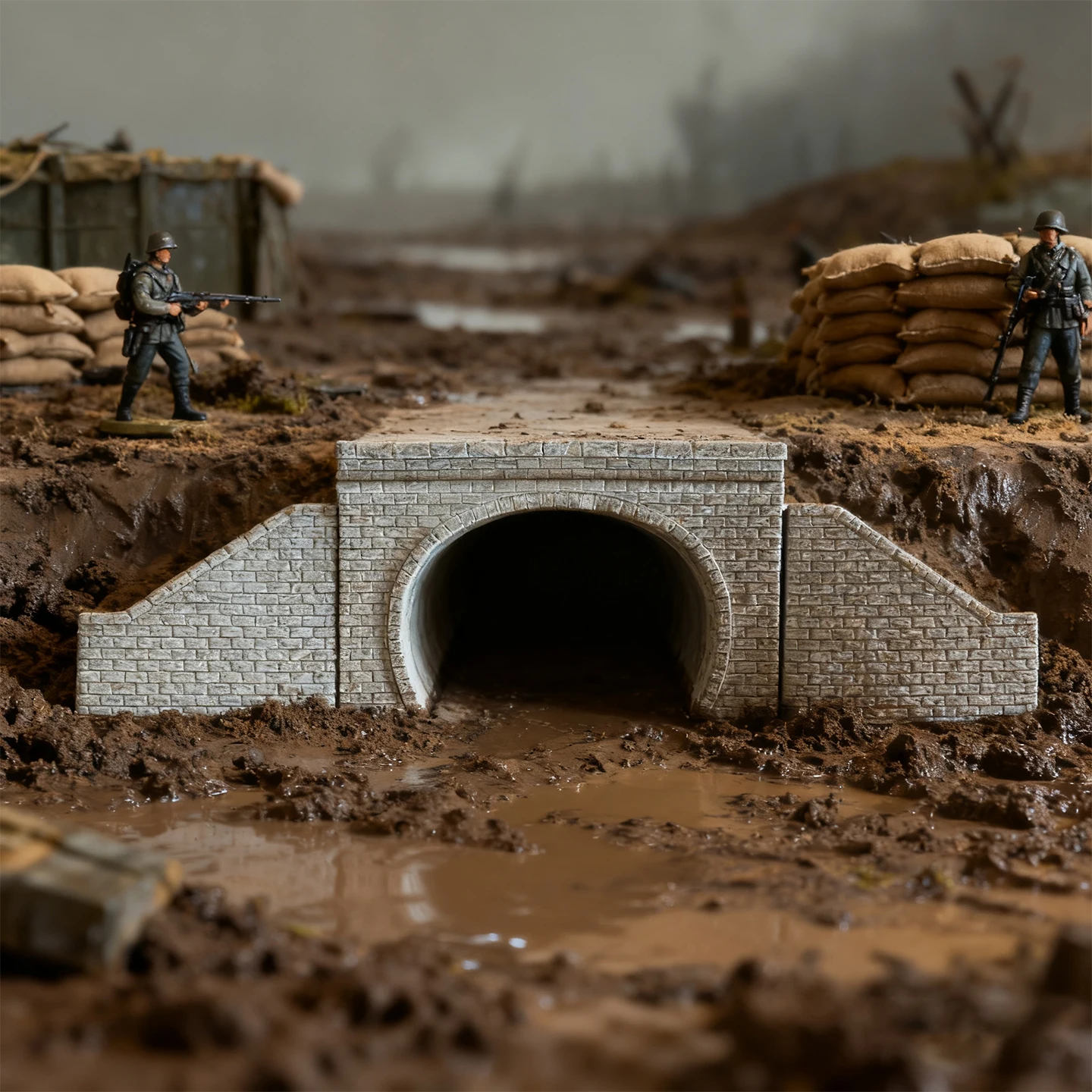 Outland Models Train Railway Layout Tunnel Portal (Train Track) N Scale