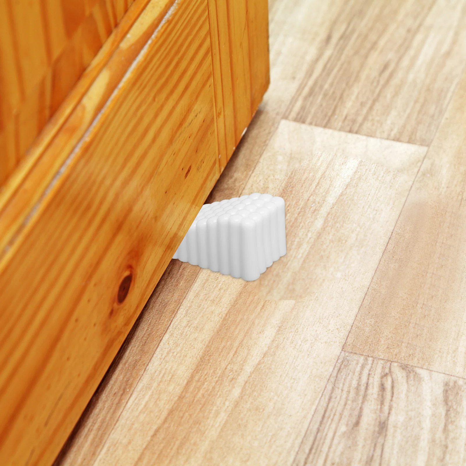 

4 Pcs Anti-collision Storm Door Stopper Draft Blocker Silica Gel Stoppers Wedge Outside