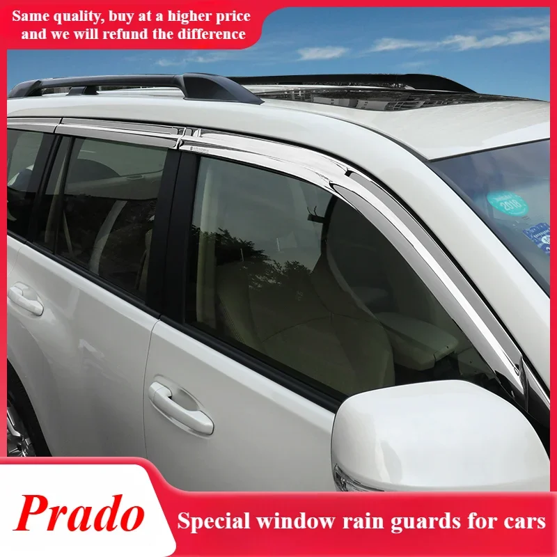 

For Toyota Prado 2Pcs Car Rearview Mirror Rain Eyebrow Rain Shield Protector Rainproof Blades Sticker 2700 Modified Accessories