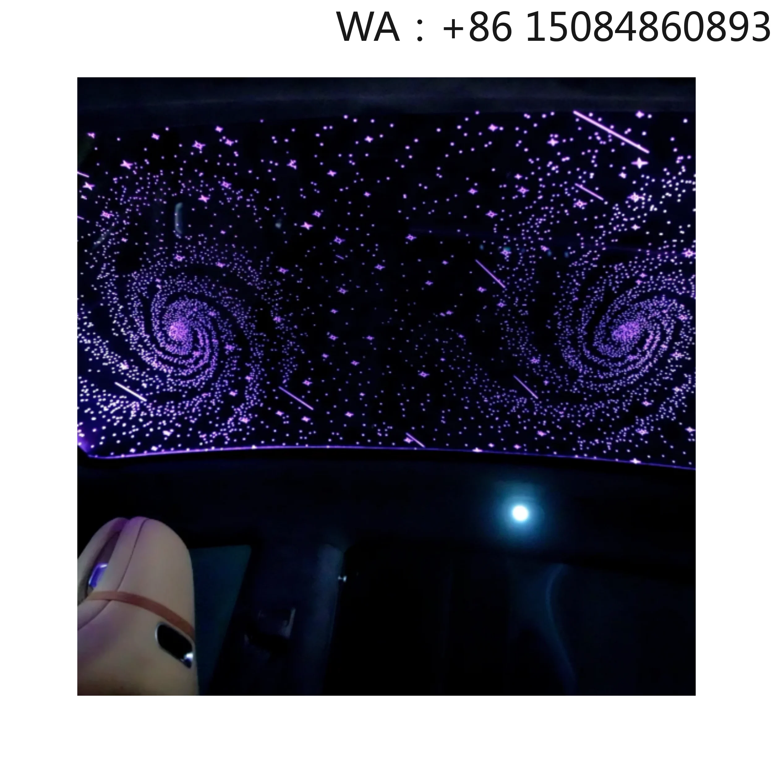 New Color Changing Panoramic Sunroof Film Multi Pattern Car Interior Starry Sky Atmosphere Lighting Upgrade