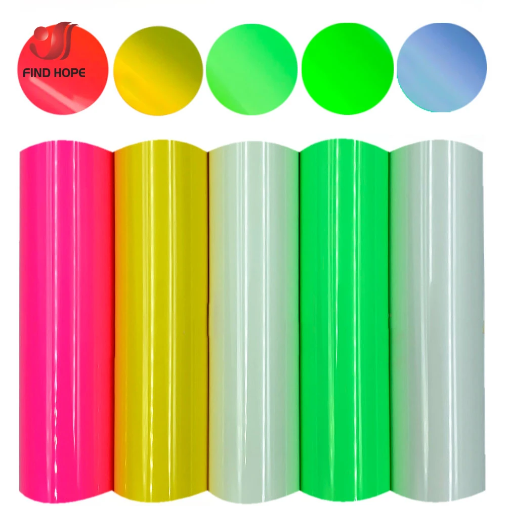 

Fast Shipping 3D Glow Dark HTV Film 19x39in Roll, Easy Weed Luminous Vinyl for T-shirt Bags DIY Craft, Eco-Friendly Peel