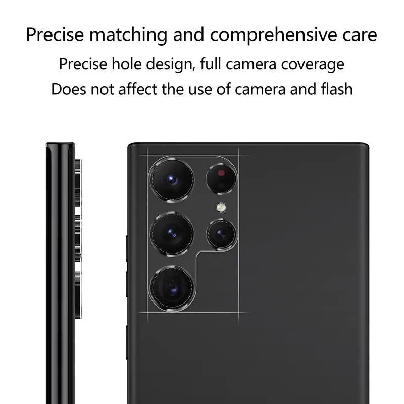 Camera Lens Protector For Phone S22 Ultra 5G Screen Camera Lens Protector Scratch-Resistant And Anti-shattering For S22 Ultra