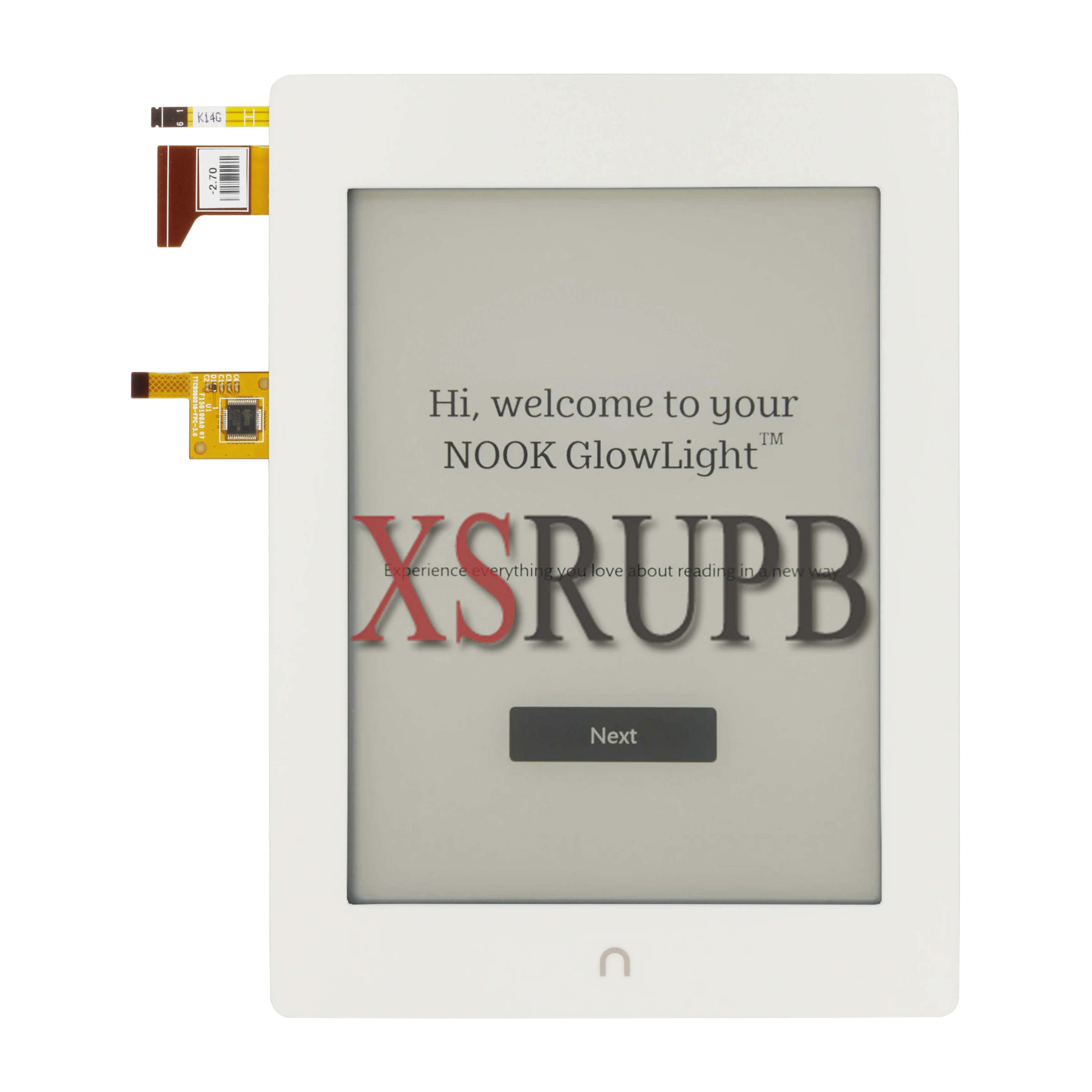 New 300PPi ED060KH3 6 inch ink Screen For Nook glowlight plus Nook 5 BNRV510 E-Ink Reader Ebook eReader Display