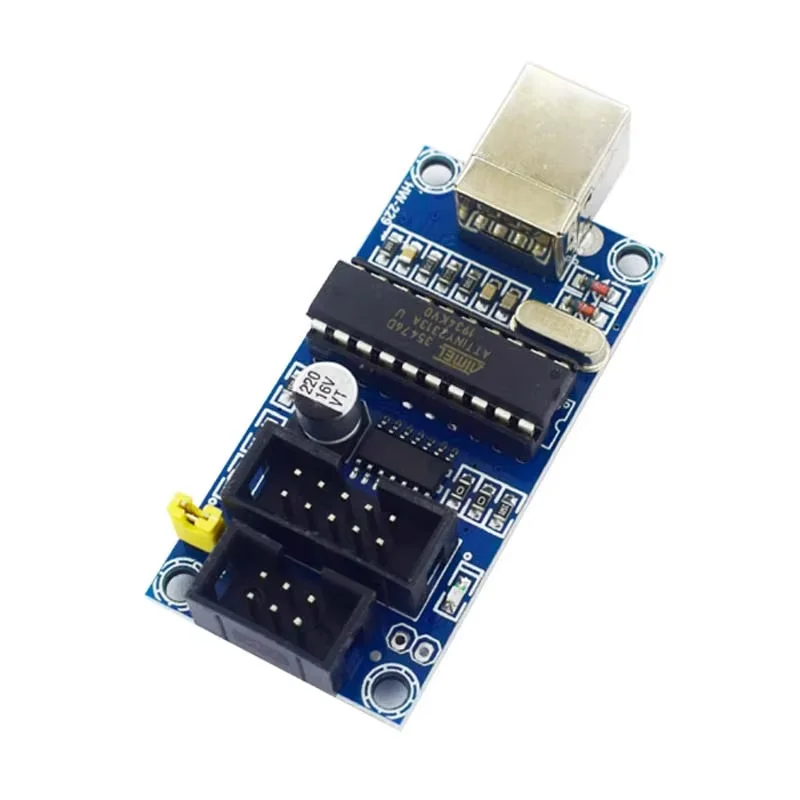 Programator USBtiny USBtinyISP AVR ISP Bootloader dla Arduino IDE Meag2560 UNO R3 z kablem programującym 10-pinowym